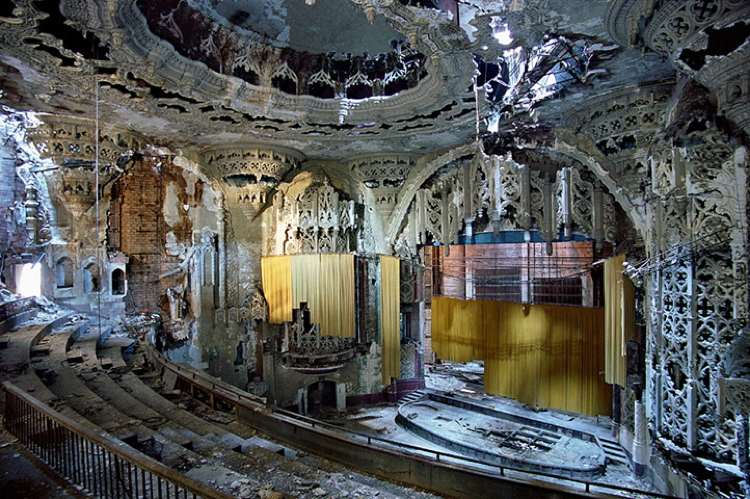 Haunting Theater Ruins Photo Detroit