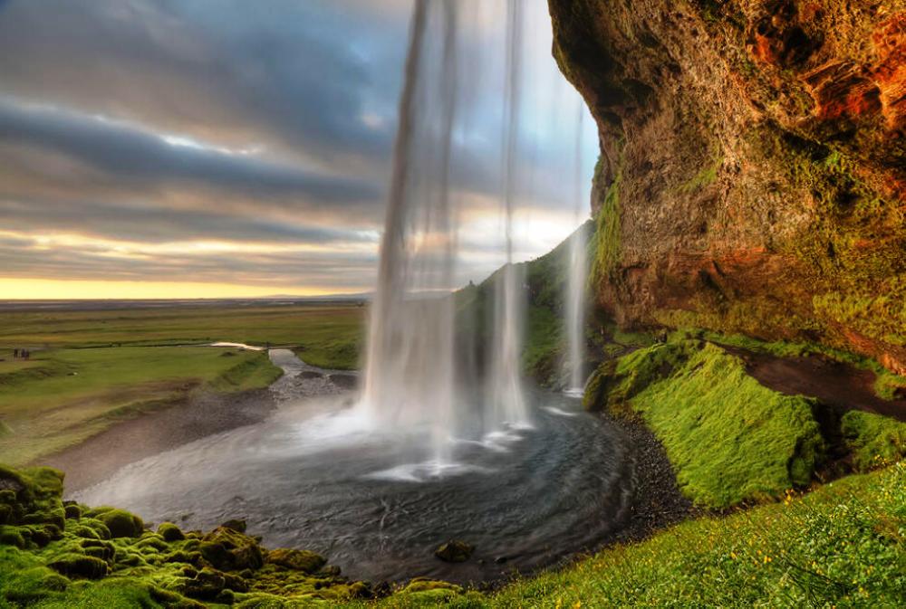 Wondrous Waterfall Of Seljalandsfoss Iceland Photograph