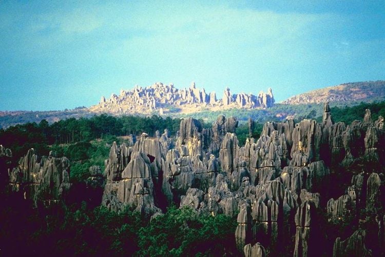 A View Of Chinas Stone Forest