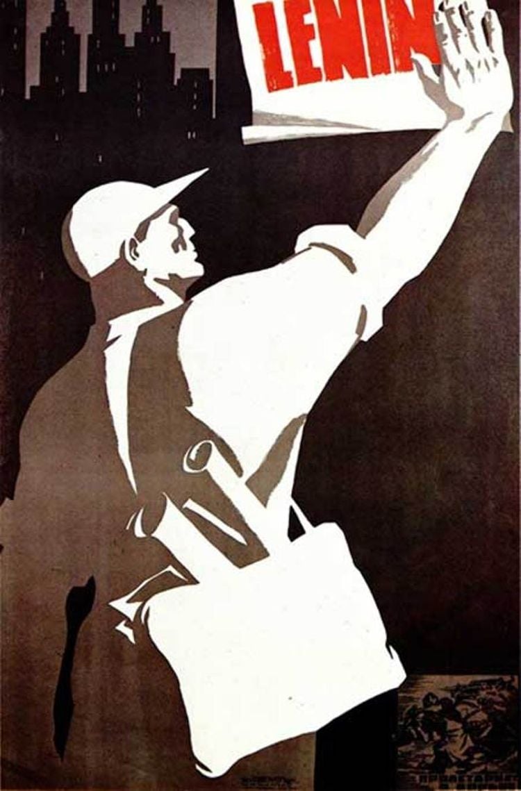 lenin Amazing Soviet Propaganda Posters From The Post War Period