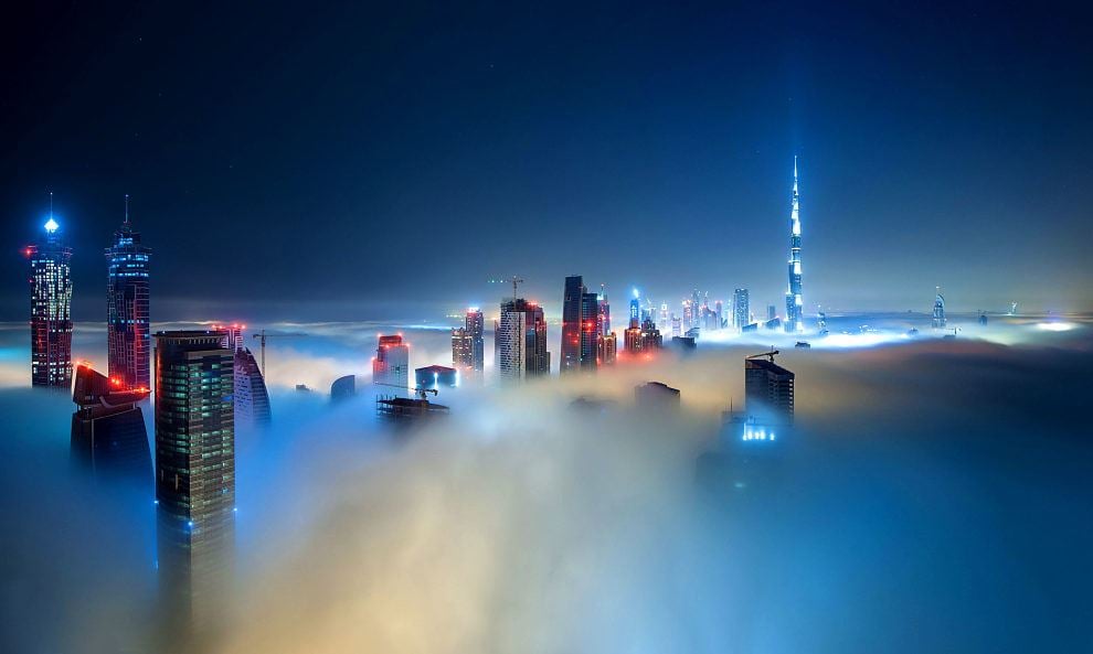 Fog Over Dubai