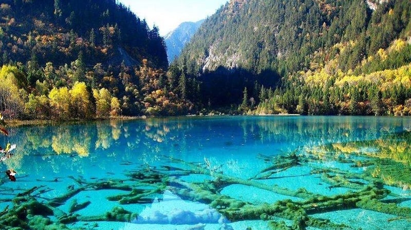 Jiuzhaigou Valley in China