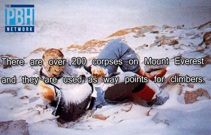 Corpses On Mount Everest