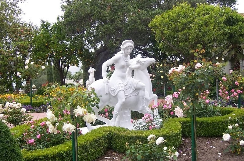 Hearst Castle Garden Statue