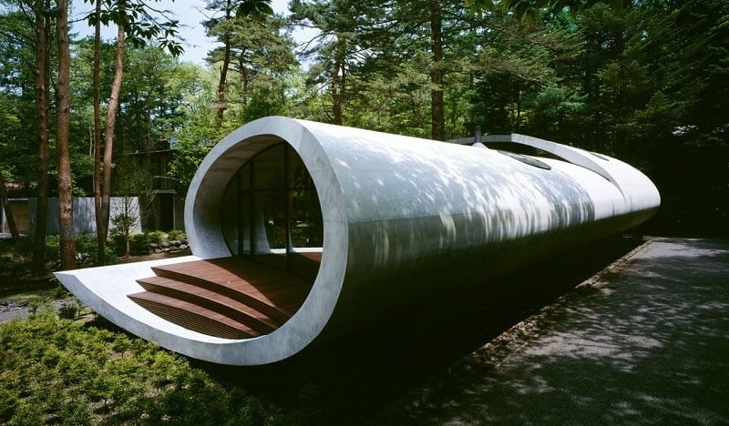 Modern  Shell Home in Japan