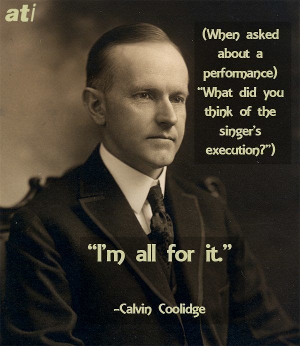 Calvin Coolidge Historical Burns