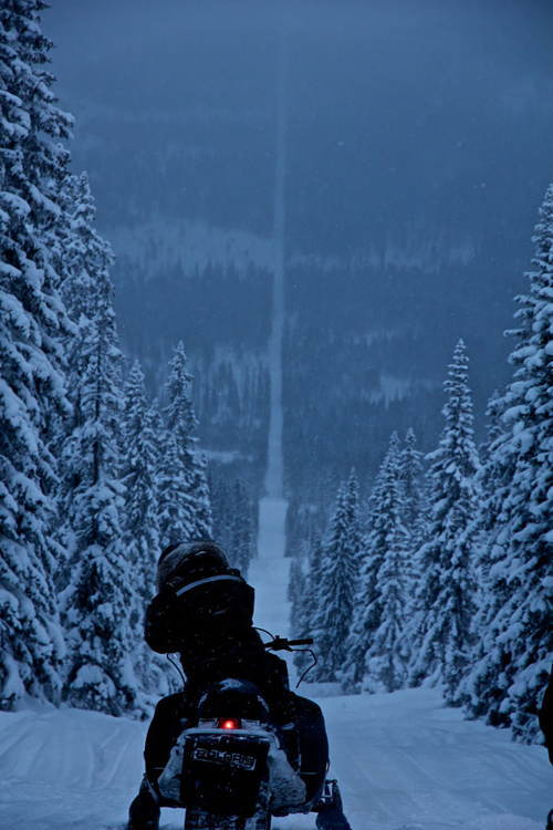 Border Norway Sweden Snow