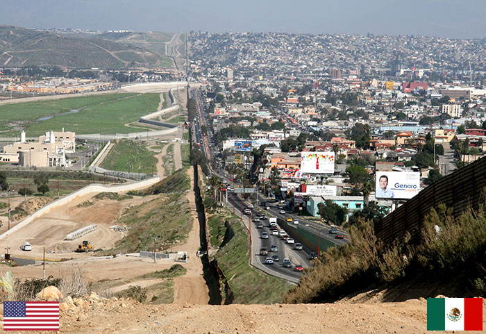 Border US Mexico Difference
