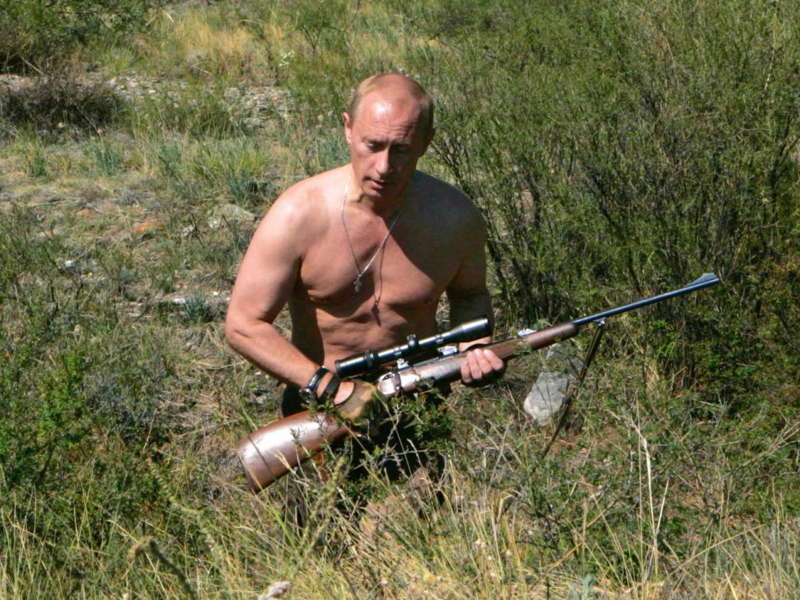 Putin Tuva Gun