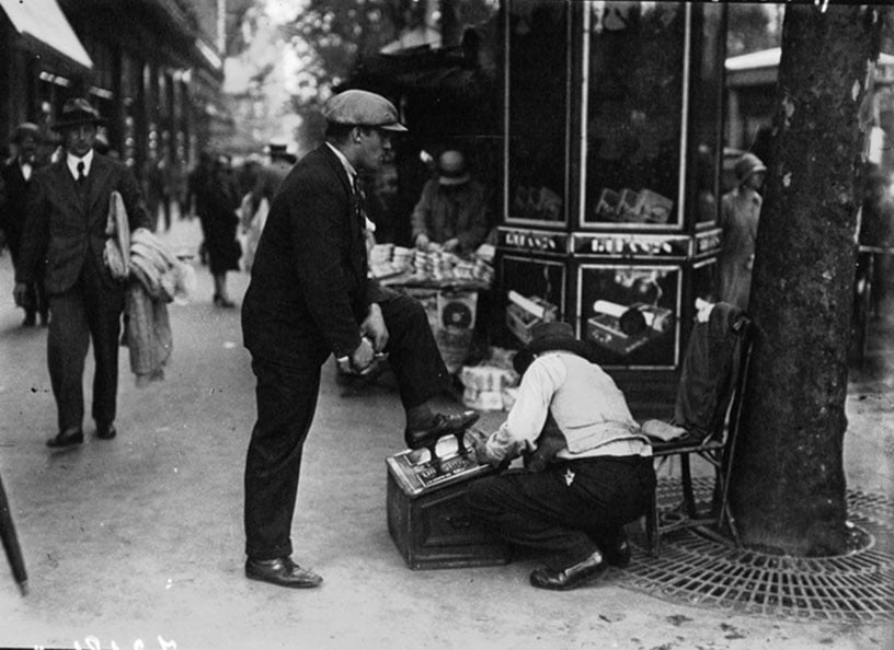 Shoeshiner Paris 1929