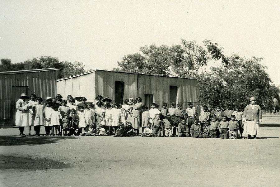 Aborigine Genocide Bungalow School