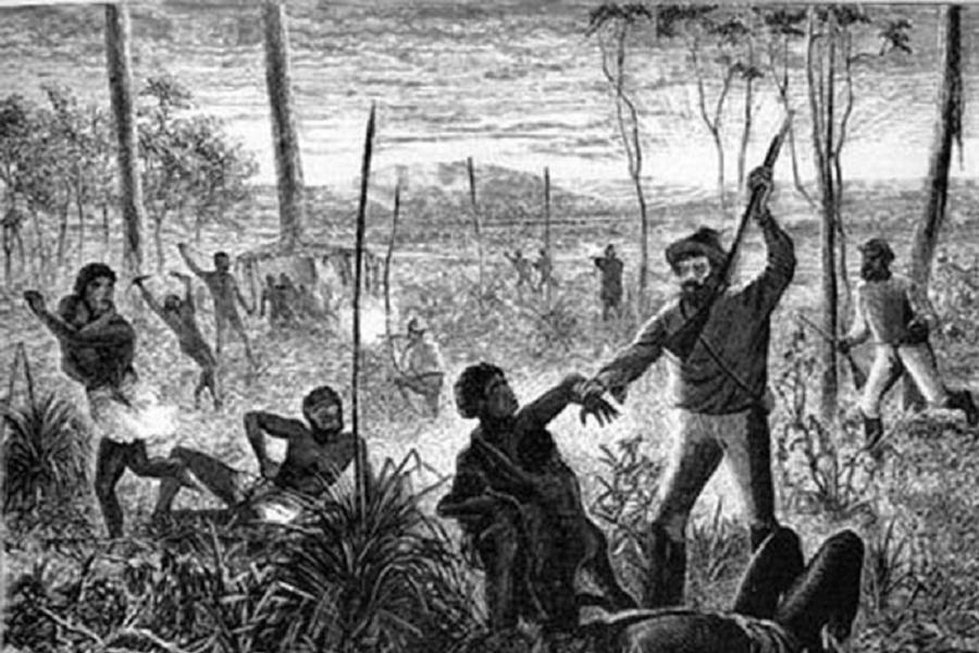 Aborigine Genocide Creek Massacre